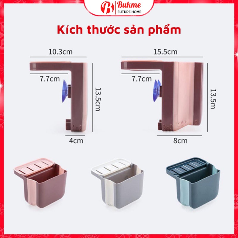 Thùng Rác Gấp Gọn Thông Minh Treo Cạnh Tủ 2 Size Tiện Lợi Full Box