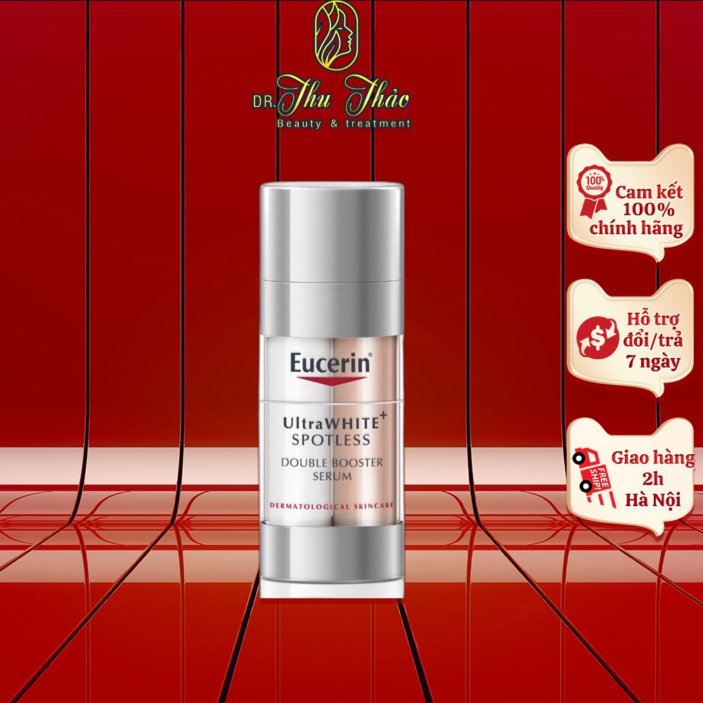 Serum Eucerin UltraWHITE+ Spotless Double Booster Serum 30ml 2in1 dưỡng trắng da, giảm thâm nám