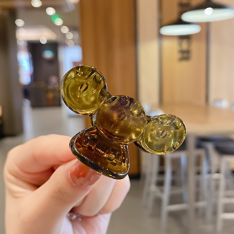 Kẹp Tóc Nữ Trong Suốt Phong Cách Hàn Quốc Dễ Thương