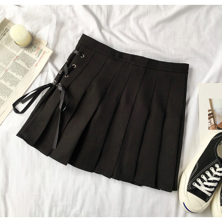 Chân Váy Ngắn Nữ Sinh Chân Váy Xếp Ly phối nơ năng động ulzzang style Siêu HOT | BigBuy360 - bigbuy360.vn