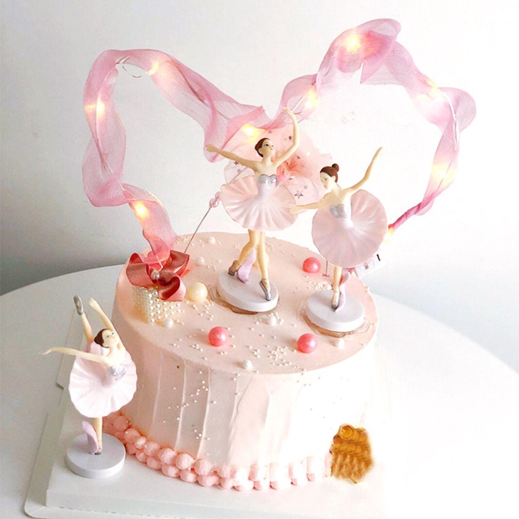 AUGUSTINA Topper Cắm Trang Trí Bánh Kem Hình Cô Dâu Chú Rể