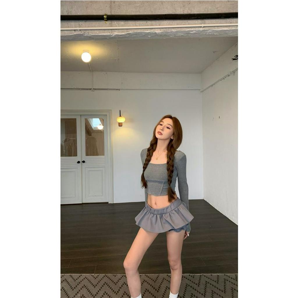 Chân Váy Ngắn Chữ a Lưng Cao Màu Đen Quyến Rũ Thời Trang Mùa Hè Cho Nữ