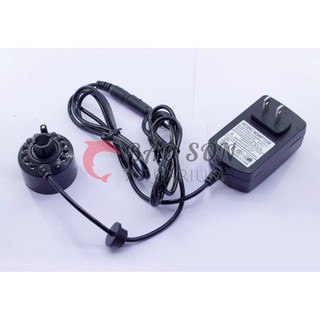 Máy phu sương tạo khói có đèn led của - máy tạo khói có sẵn nguồn adapter