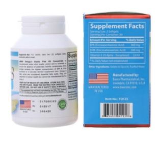 VIÊN DẦU CÁ OMEGA3-UBB CHAI 100 VIÊN