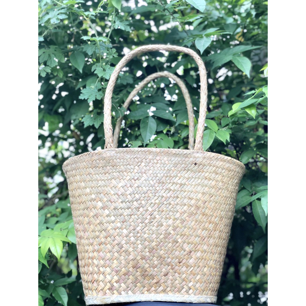 Túi cói đi biển / túi đi chợ thân thiện môi trường thời trang phù hợp cho các bạn nữ