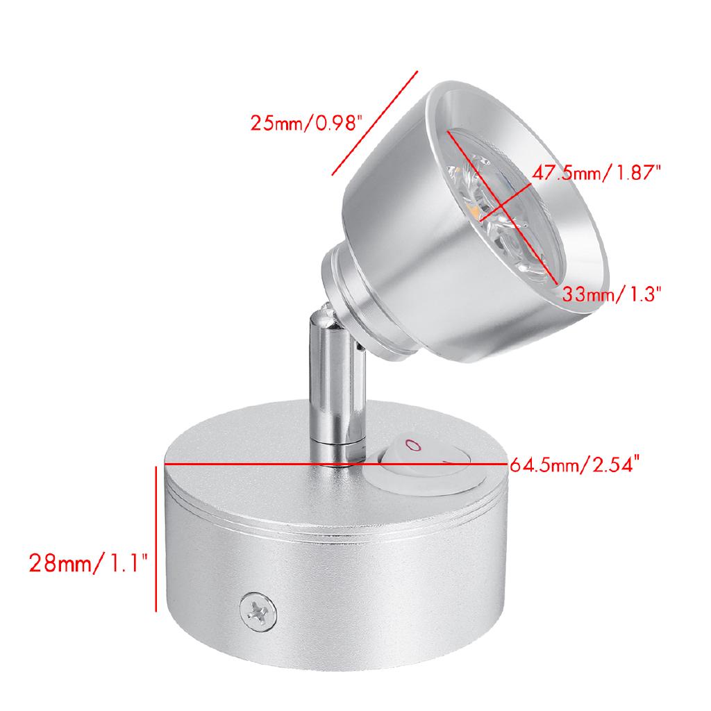 Đèn Đọc Sách 12-220V 3W Led Đẹp Mắt