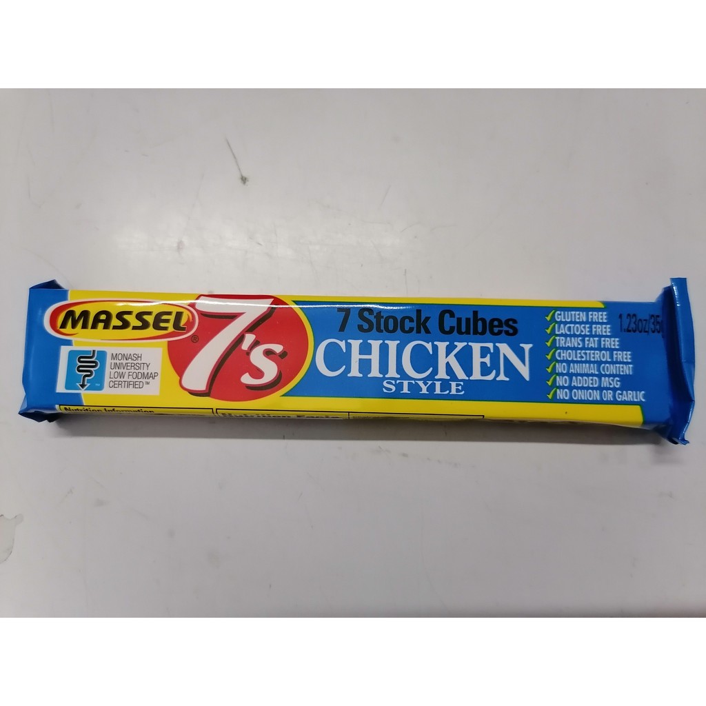 [35g – X.Dương] Viên hạt nêm vị GÀ [Australia] MASSEL 7 Stock Cubes Chicken Style (atv-hk)