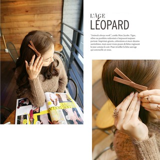 Set 2 Kẹp tóc chéo Đính nơ HÀN QUỐC