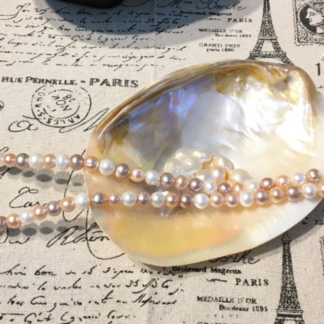 100gam Hạt Chuỗi Có Lỗ Xỏ, 4, 6mm(ly)