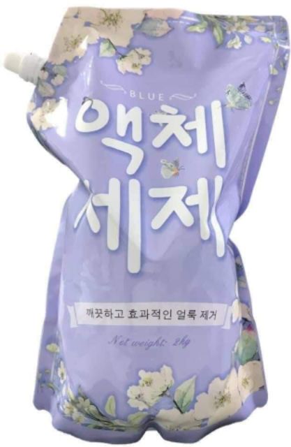 Nước giặt BLU Hàn Quốc, túi 2kg( hàng chuẩn)