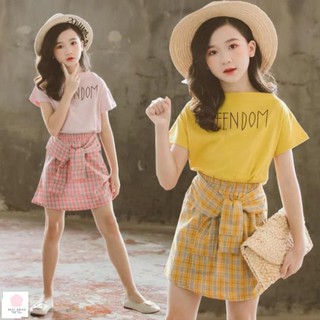 [SẴN, SHIP 24H]  Thời trang size đại bé gái 12 tuổi (3 - 12 tuổi)☑️ Bộ đồ áo và váyi phong cách Hàn Quốc