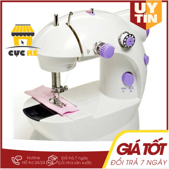 Máy khâu mini cầm tay gia đình 202A, Máy may mini gia đình 2 tốc độ may