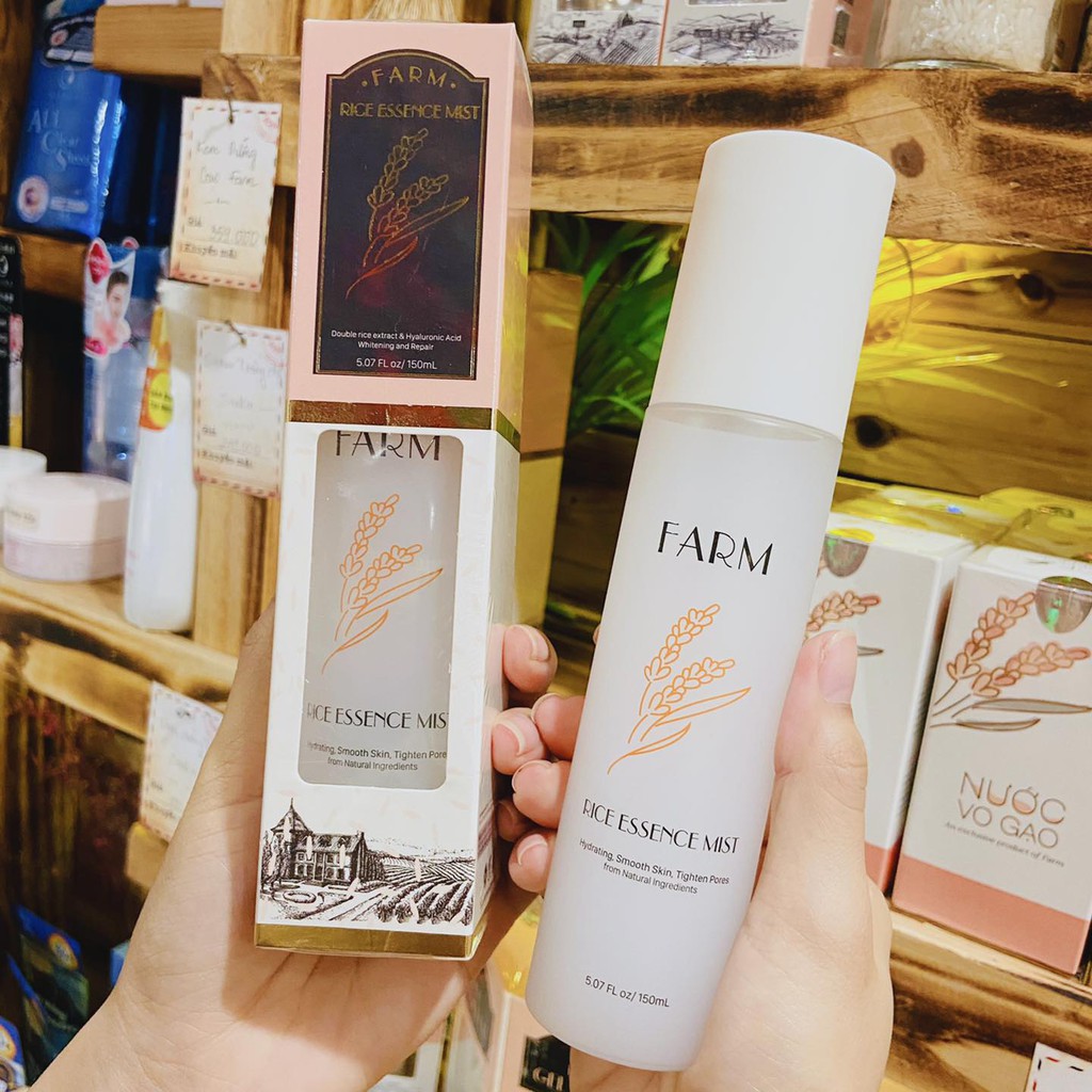 Xịt Khoáng Serum Nước Vo Gạo Farm Rice Essence Mist 150ml | BigBuy360 - bigbuy360.vn
