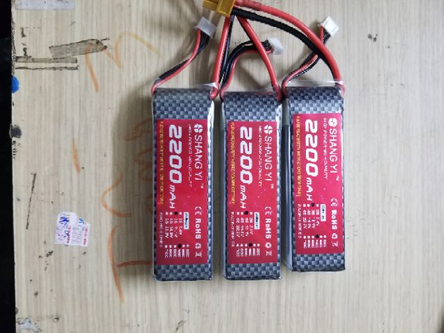 Pin Lipo ShangYi 2200mAh 45C 2s, 3s, 4s - XT60