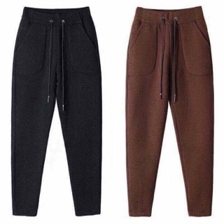 Quần baggy len dạ #sale