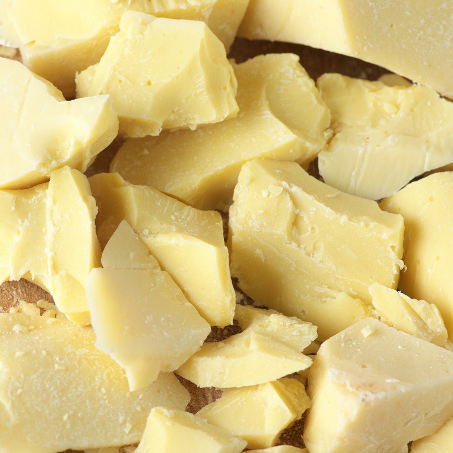 Bơ cacao nguyên chất ép từ hạt ca cao thô dùng làm socola chocolate, làm bánh, ăn chay CacaoMi Cocoa Butter