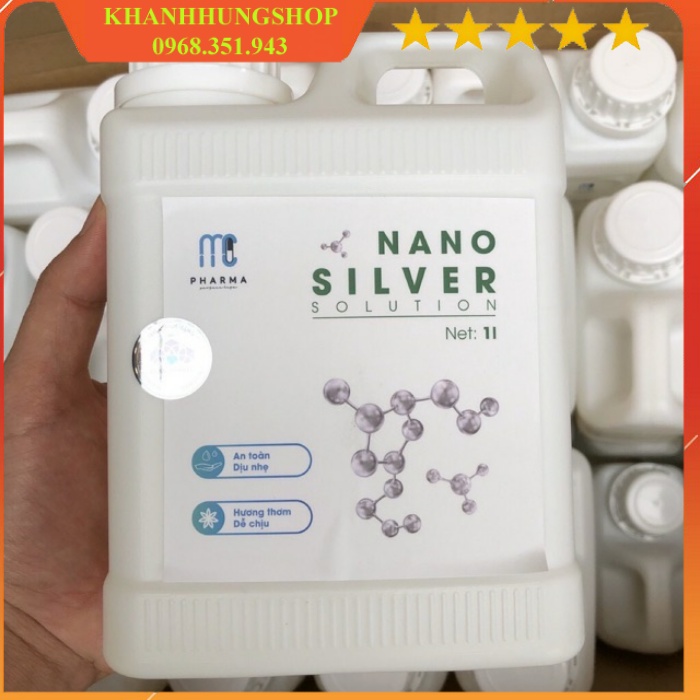 Dung dịch phun khói khử khuẩn Nano silver (can 1L)