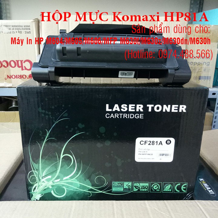 Hộp mực HP 81A dùng cho máy in  HP M604/M605/M606/MFP M630f/M630z/M630dn/M630h