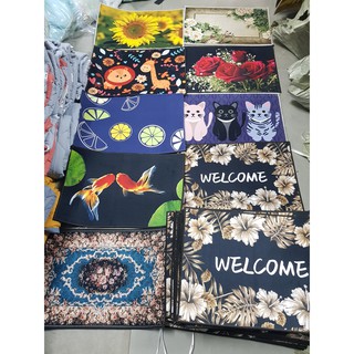 Thảm bếp 3D chống trượt (gồm THẢM NGẮN 40 X 60CM VÀ THẢM DÀI 40 X 120CM)