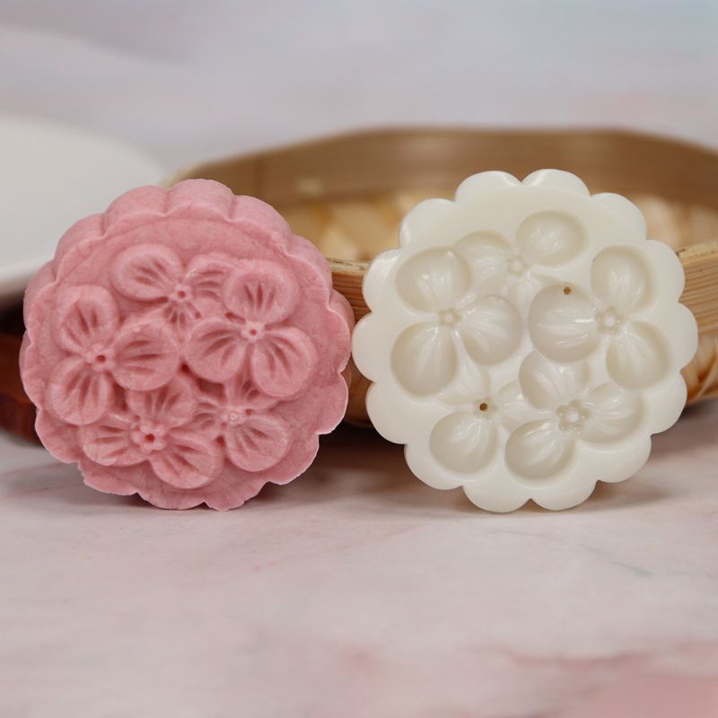 Set 6 Khuôn Nhấn Trang Trí Bánh Trung Thu 50g