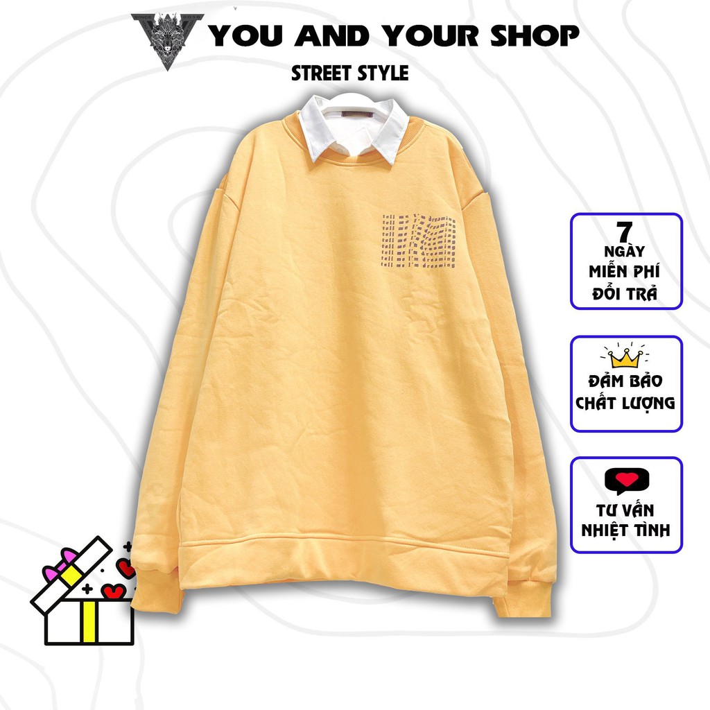 Áo nỉ sweater YAYSHOP unisex nam nữ in chữ Dreamming