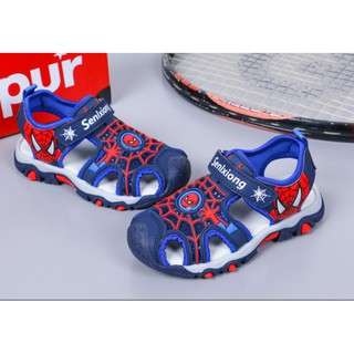 Sandal bịt mũi bé trai spider man rẻ vô địch sandal bé trai cao cấp chất - ảnh sản phẩm 2