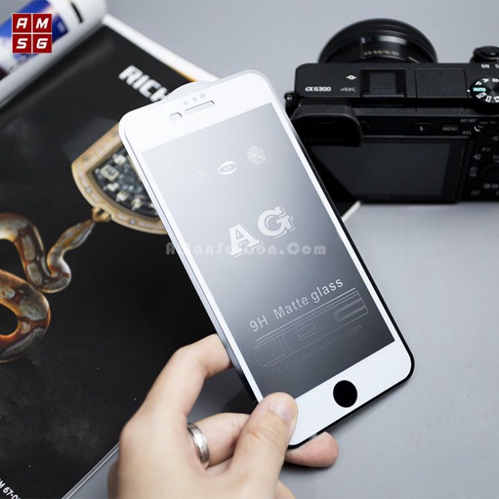 Cường Lực Chống Vân Tay Iphone 13 Promax 6 6s Plus 7 Plus 8 Plus X Xs Xsmax 11 Promax 12 Promax Nhám AG