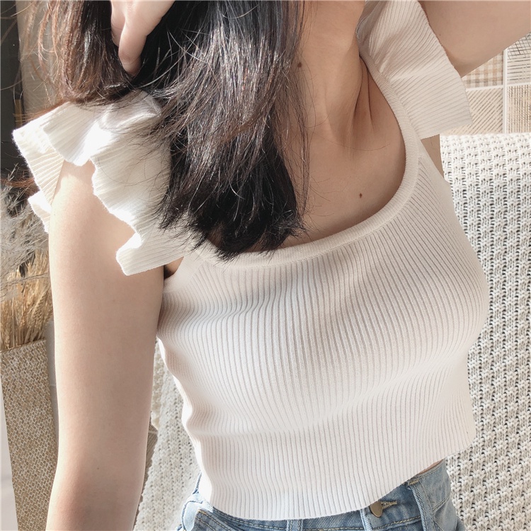 Áo dệt kim NZN không tay thời trang mùa hè dành cho nữ