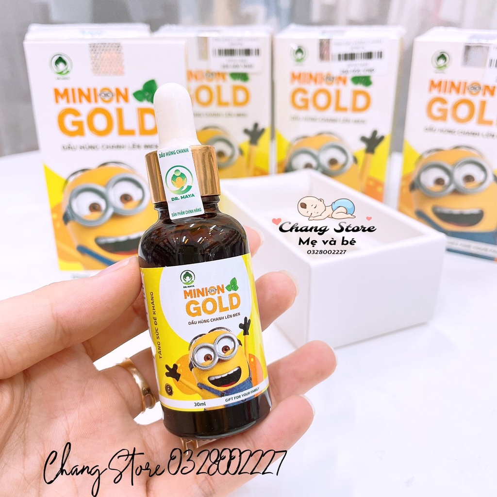 Tinh Dầu Húng Chanh Lên Men Minion Gold Dr.Maya 30ml