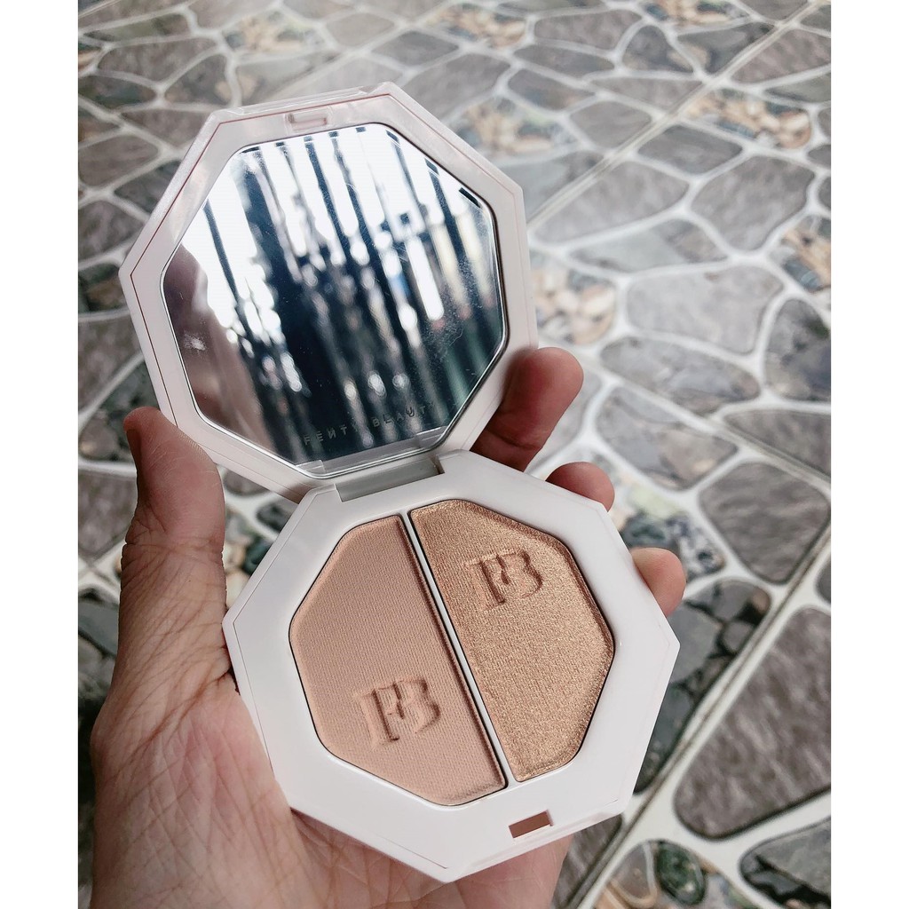 [FULLSIZE UNBOX 2 x 3.5 G ] PHẤN BẮT SÁNG ĐÌNH ĐÁM FENTY BEAUTY KILLAWATT FREESTYLE HIGHLIGHTER DUO (MEAN MONEY / HUSTAL | BigBuy360 - bigbuy360.vn