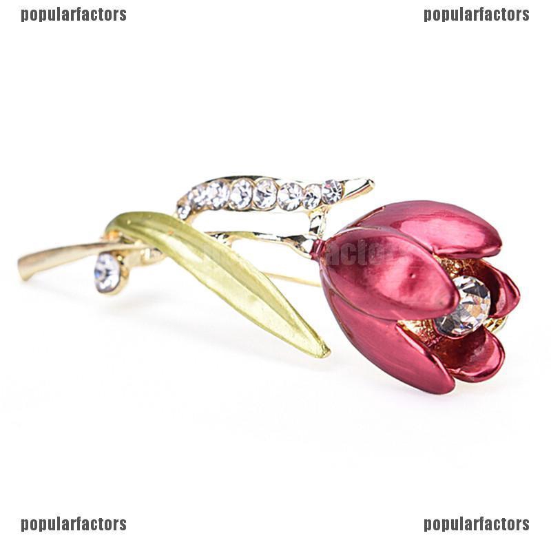 Ghim Cài Áo Hình Hoa tulip Thời Trang