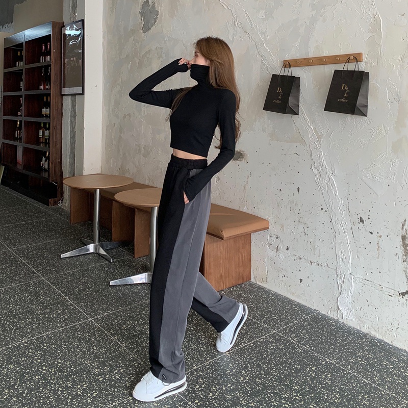 Quần Dài Nữ Ống Rộng Thời Trang Hàn Quốc