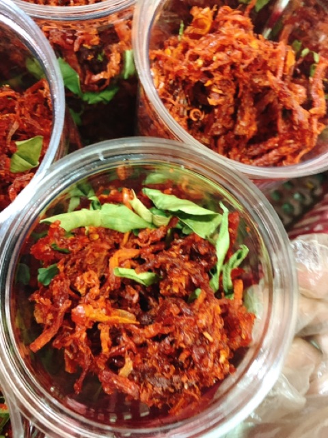Khô bò lá chanh hũ 300gr= 40k