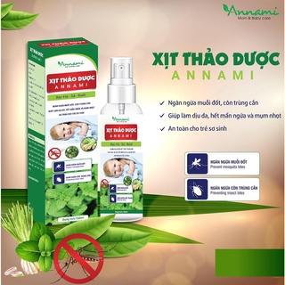 Xịt muỗi thảo dược annami-an toàn cho trẻ sơ sinh