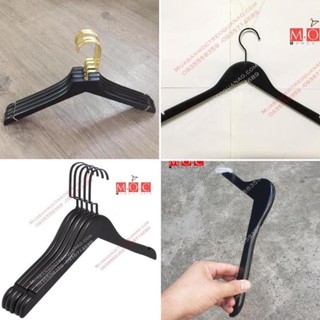 Móc gỗ màu đen,móc gỗ treo quần áo cao cấp