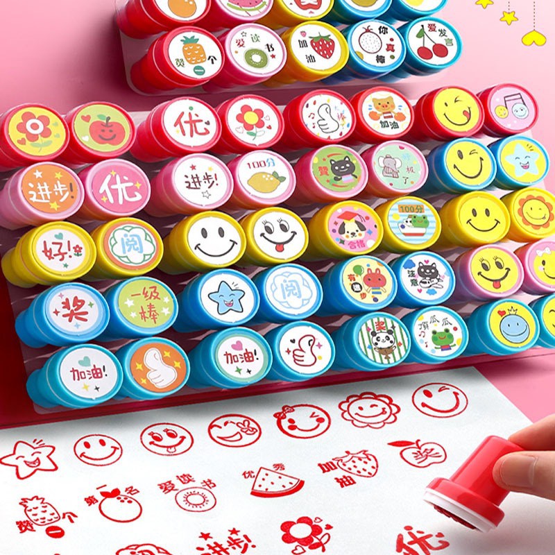 Bộ Sticker 10 Con Dấu Dành Cho Bé