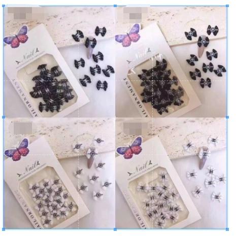 charm nơ trang trí nail giá lẻ cái