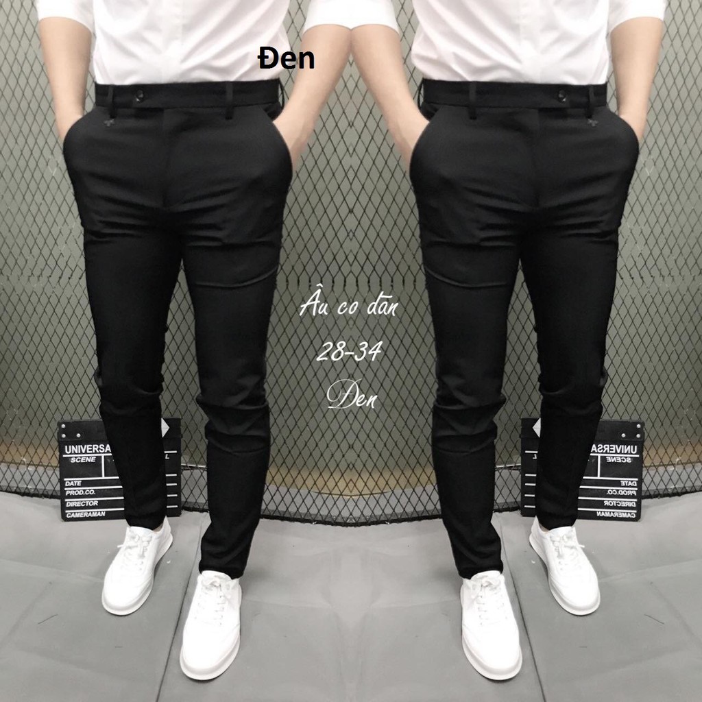 Quần âu nam ống côn hàn quốc