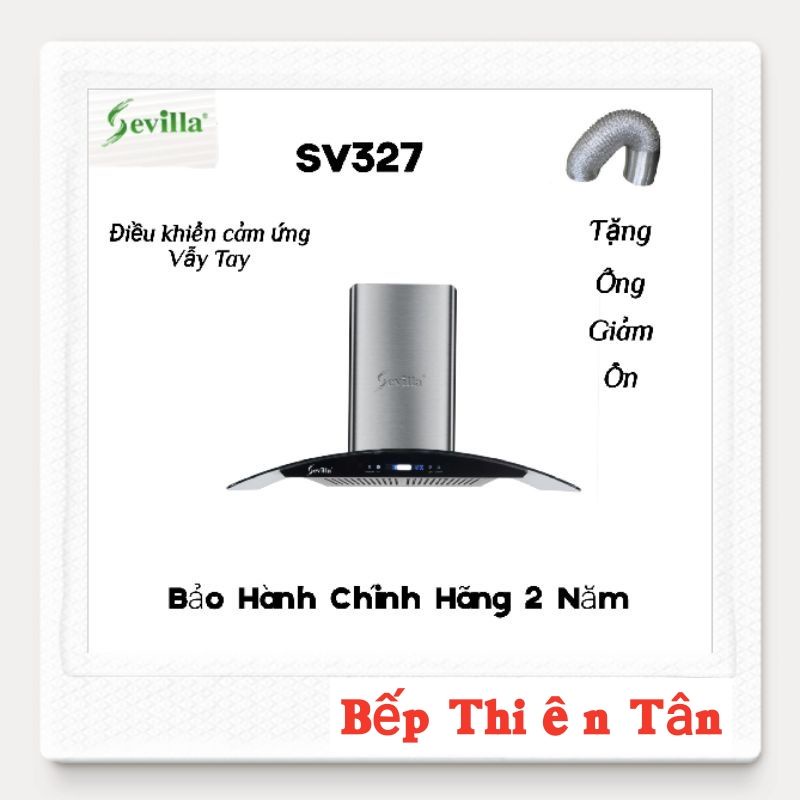 Máy Khử Mùi Cảm Ứng Kính Cong Cao Cấp SEVILLA SV32