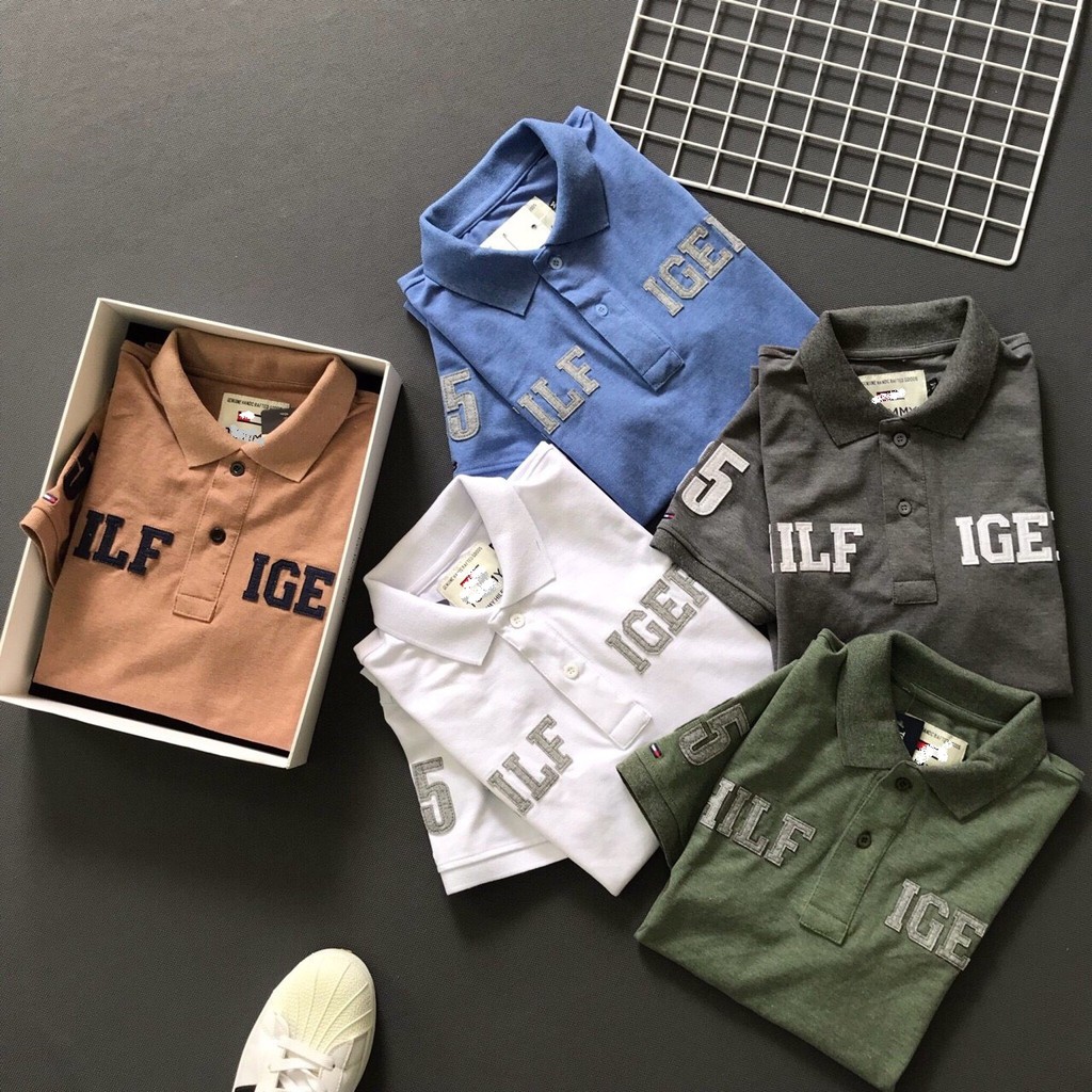 Áo Polo nam phối cổ bẻ TOM vải cá sấu Cotton xuất xịn,chuẩn form trẻ trung, thanh lịch | BigBuy360 - bigbuy360.vn