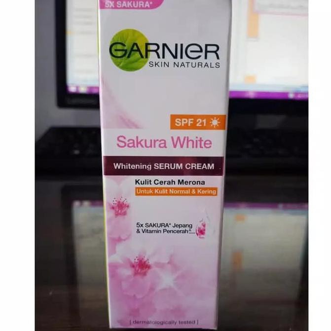 (Hàng Mới Về) Kem Dưỡng Trắng Da Ban Ngày Chống Nắng Spf21-20Ml Rebut Garnier Sakura