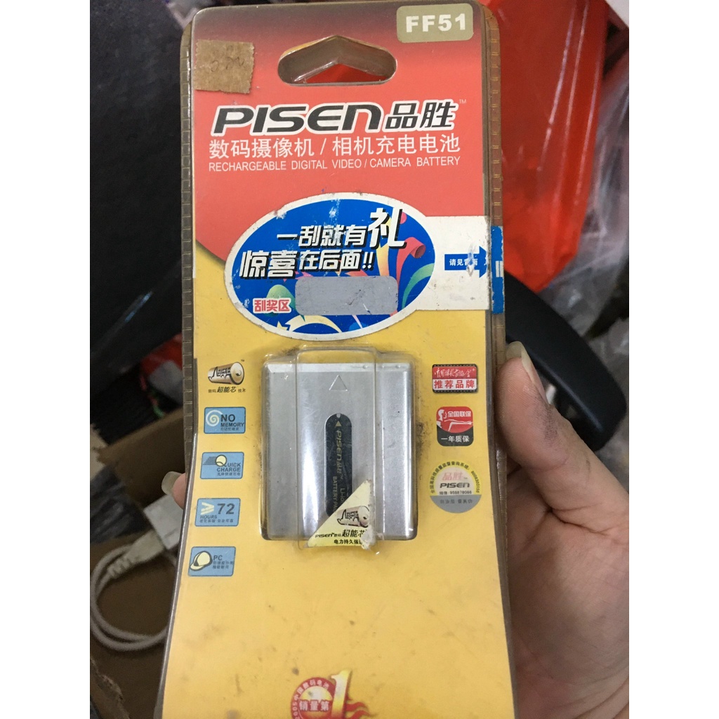 CHÍNH HÃNG THANH LÝ  BỘ SẠC PIN VÀ PIN RỜI PISEN  NB1L NP60 FF51 FS21