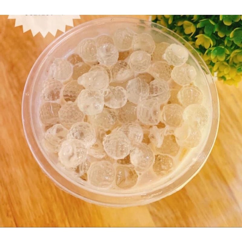 Trân châu trắng ngọc trai 3Q Bibi túi 2kg dai giòn, ăn liền