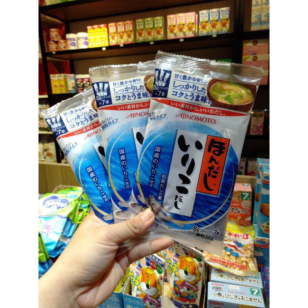 Hạt Nêm Ajinomoto Vị Cá Mòi ( Cá cơm) 56g - Nhật Bản [Date t11-2024]