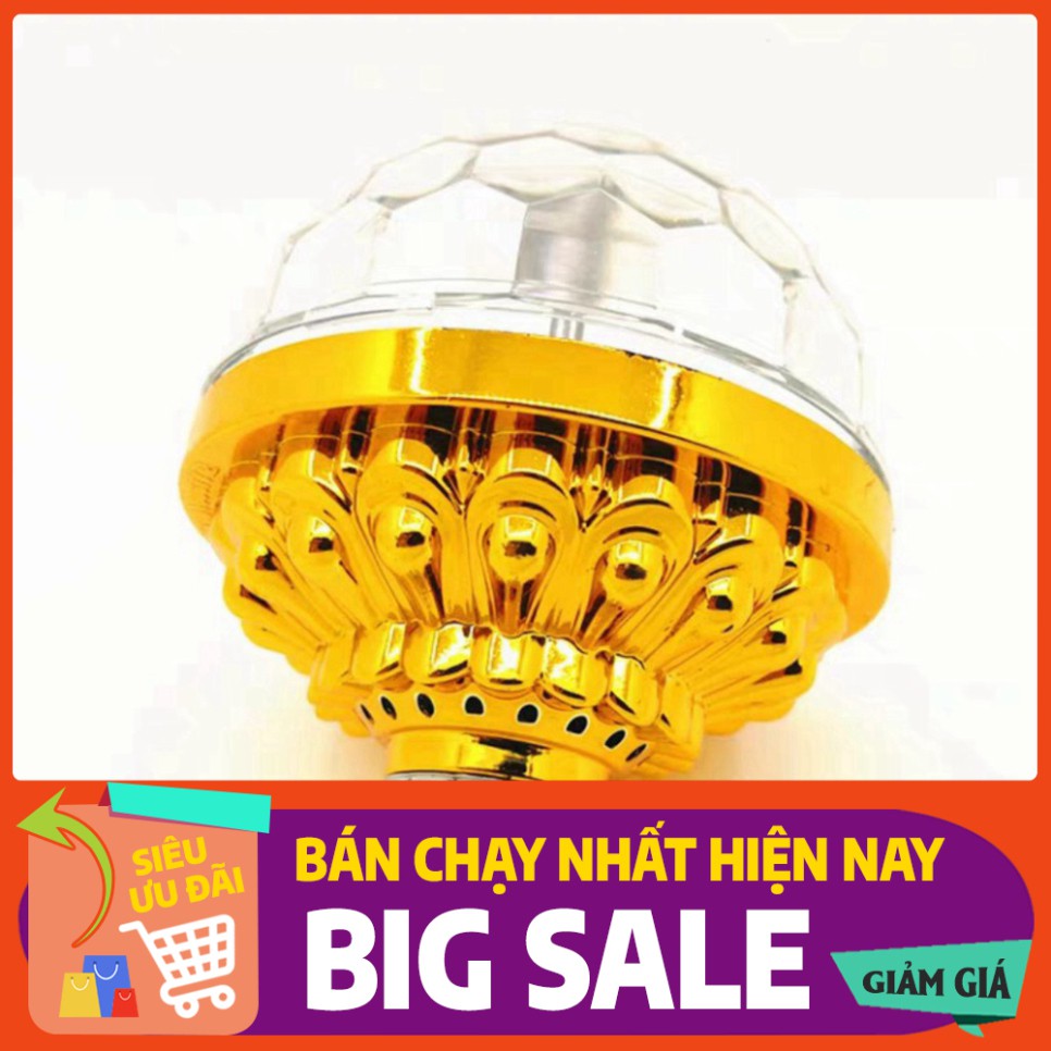 [FREE SHIP] Đèn LED Vũ Trường Xoay 7 Màu Cảm Ứng Nhạc Bx Electronics