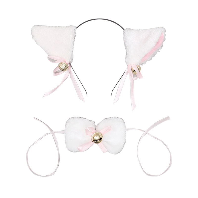 Băng Đô Tai Mèo Bông Hóa Trang Anime Đáng Yêu