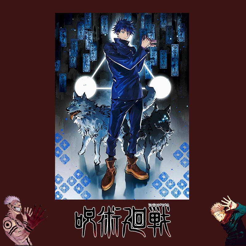 Tấm Poster Anime cao cấp giấy 260gsm JUJUST KAISEN CHÚ THUẬT HỒI CHIẾN ảnh đẹp nhiều mẫu anime chibi