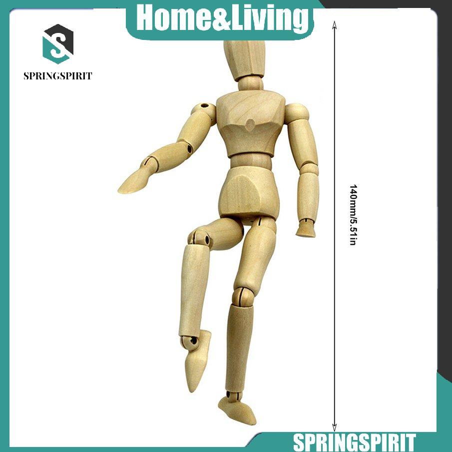 Mô Hình Con Rối Bằng Gỗ Dùng Trang Trí Nhà Cửa