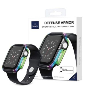 Ốp viền máy Apple Watch Size 40mm, 44mm series 4/5/6/se Chính hãng Wiwu chống sốc