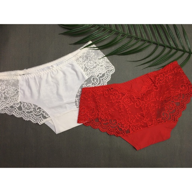 Quần lót su đúc phối ren mềm mại thoáng mát siêu xinh MS415428